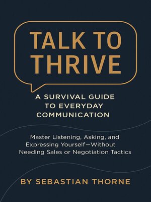 cover image of Talk to Thrive